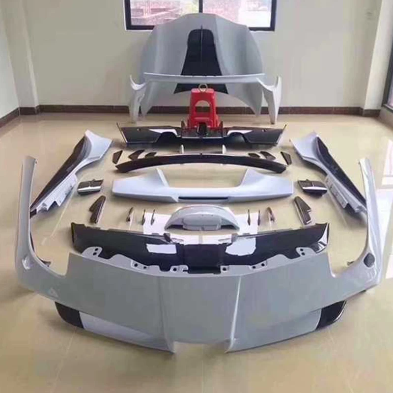 Kit carrocería fibra de carbono MS – Ferrari 488 con difusor y faldas - imagen 3