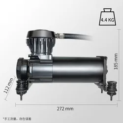 Kit Compresor Suspensión Neumática V360 - 200PSI 12V IP67 Universal