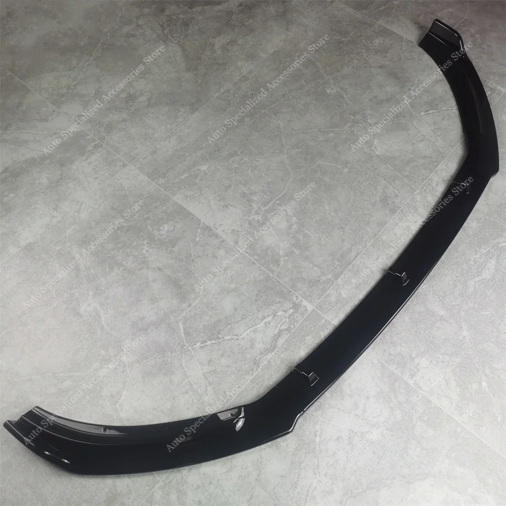 Splitter delantero negro brillo para VW Polo AW GTI/R-Line 2017-2021 - imagen 4