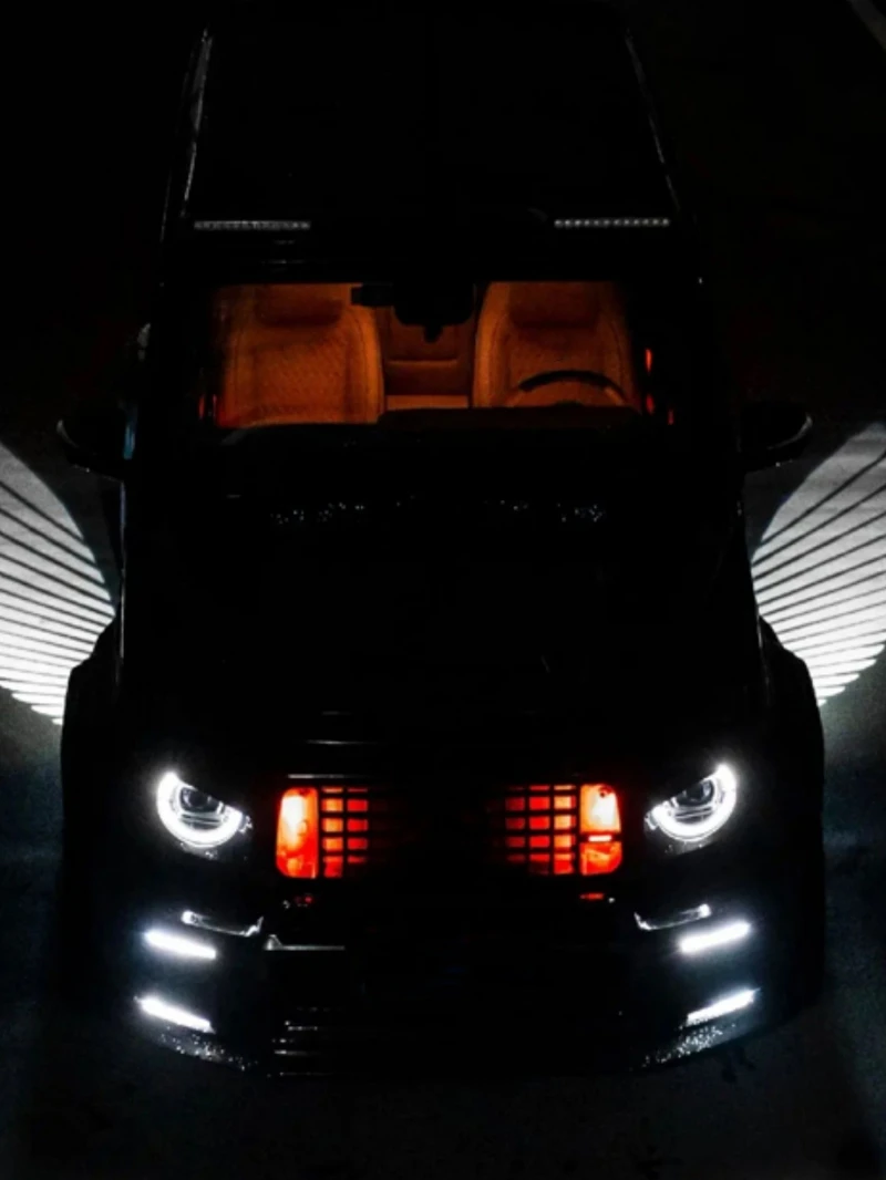 Marco de faro carbono Mercedes G W464 W463 G63 – estilo modificado - imagen 5