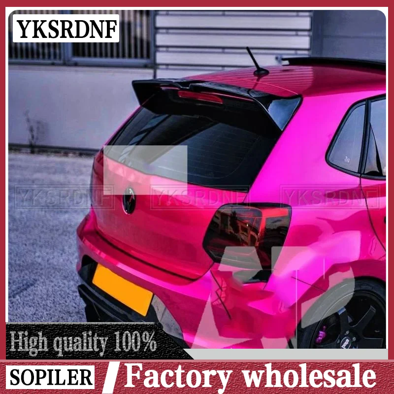 Kit de carrocería GTI negro brillante para VW Polo 6R/6C 2009-2017