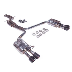 Catback SS 304 para Audi S6 S7 S8 C8 3.0 T 4.0 T S