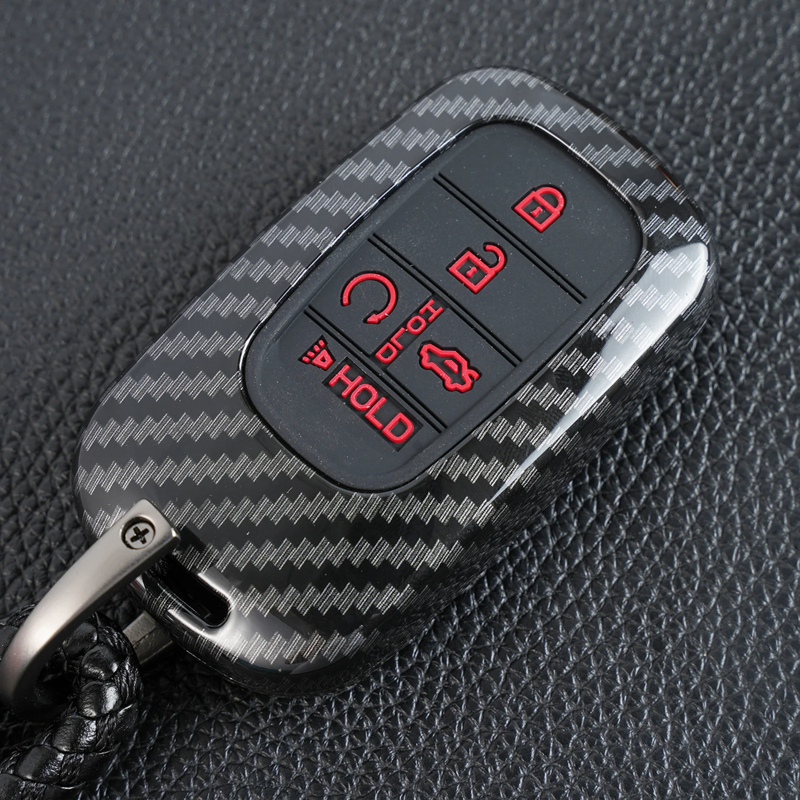 Funda fibra carbono llave coche Honda Civic Accord Pilot HR-V CR-V - imagen 5