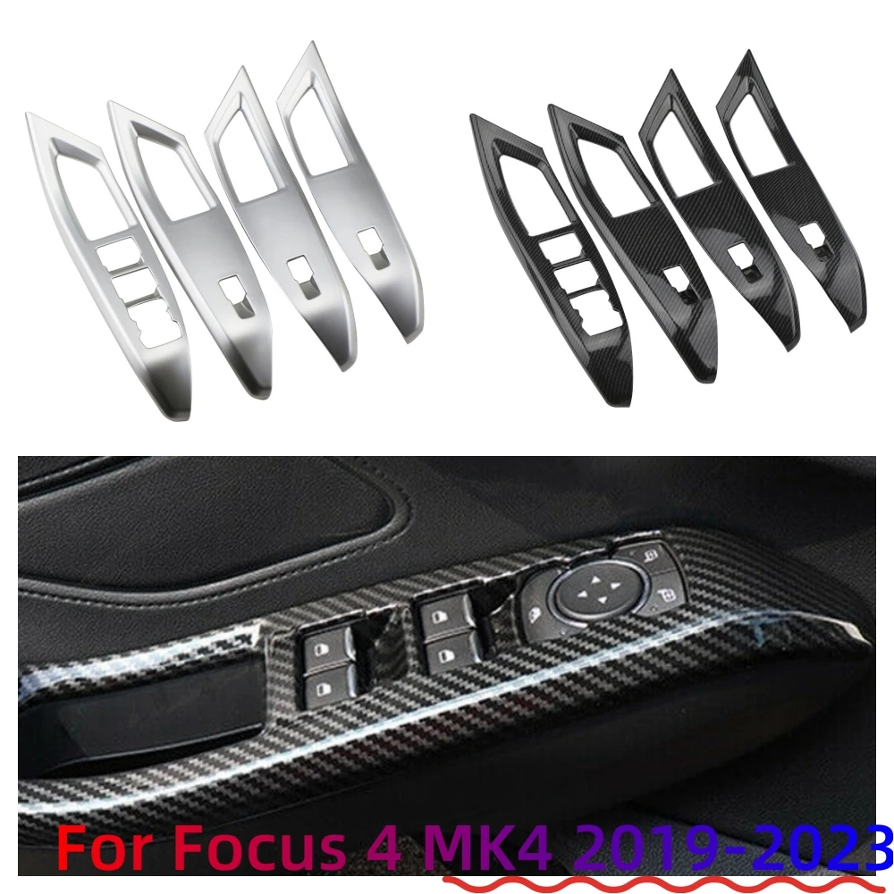 Embellecedor ventanilla Ford Focus MK4 ABS plata mate 2019-2023