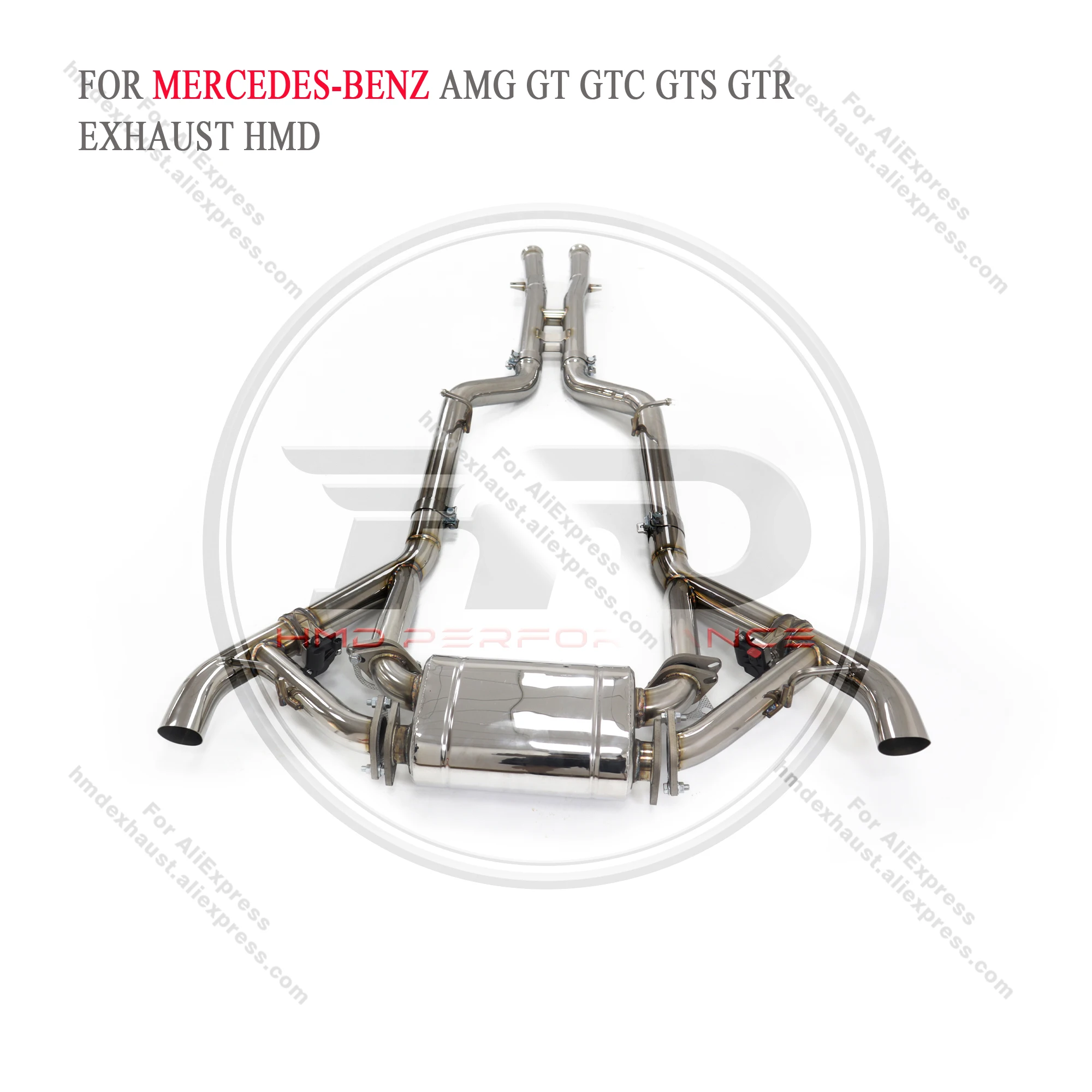 Colector de escape HMD inoxidable para GTC GTS GTR V - imagen 4