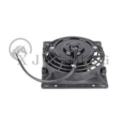 Enfriador de aceite con radiador de agua y ventilador para pit bike