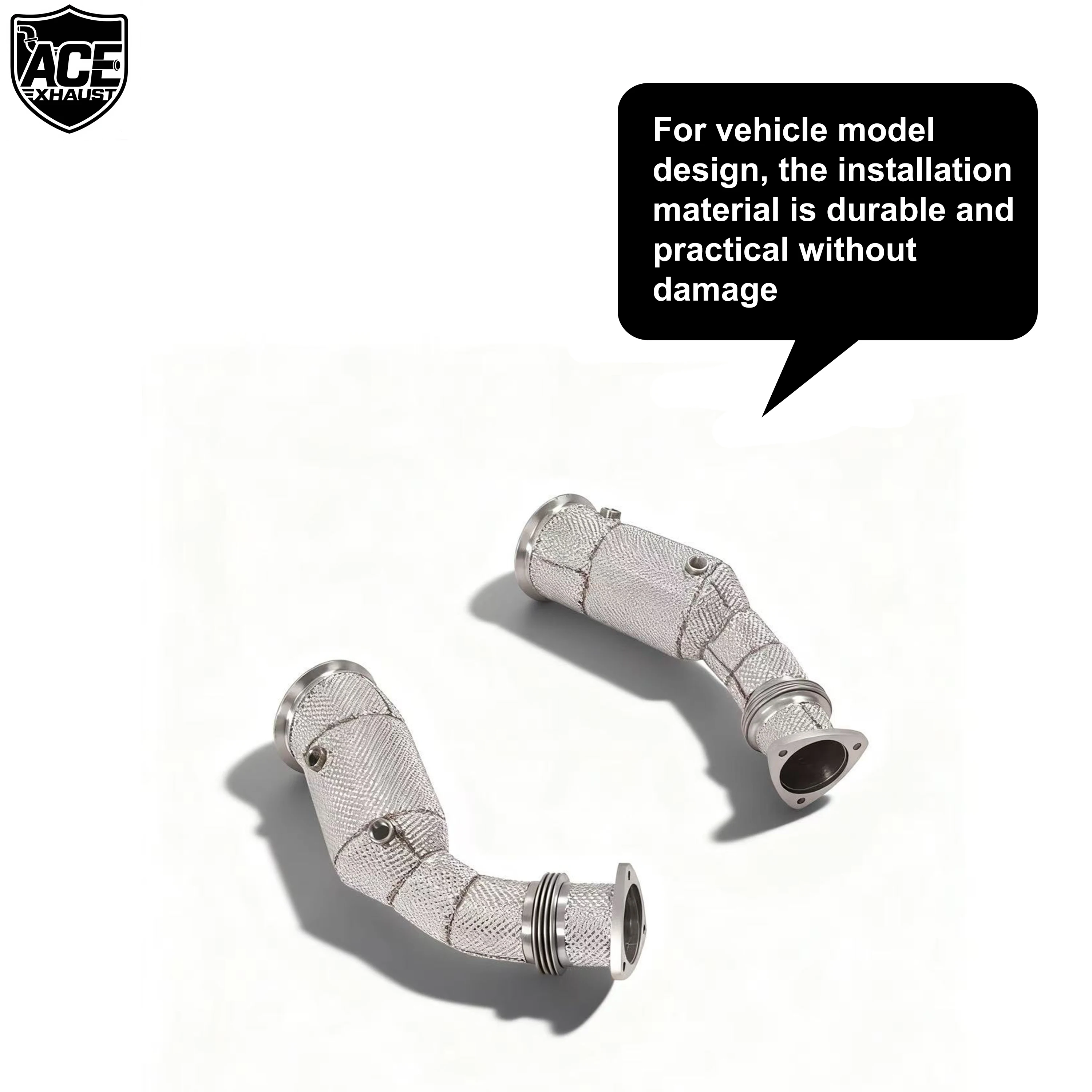 Downpipe ACE RVS Racing con escudo térmico – Aston Martin DB11 5.2T - imagen 5