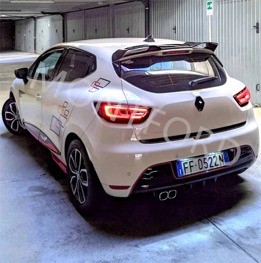 Alerón techo fibra carbono Renault Clio MK4 2013-2018 estilo V