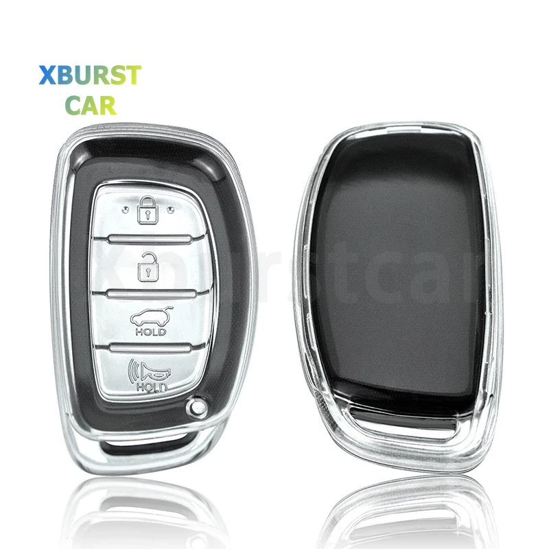 Funda TPU para llave de coche Hyundai Tucson, cubierta protectora
