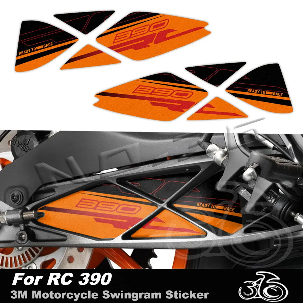 Pegatina protectora para basculante KTM RC 390 (2020-2024) - imagen 2