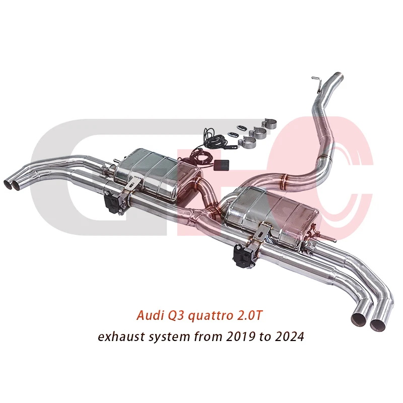 Kit cat-back deportivo escape silenciador para Audi Q3 Quattro - imagen 2