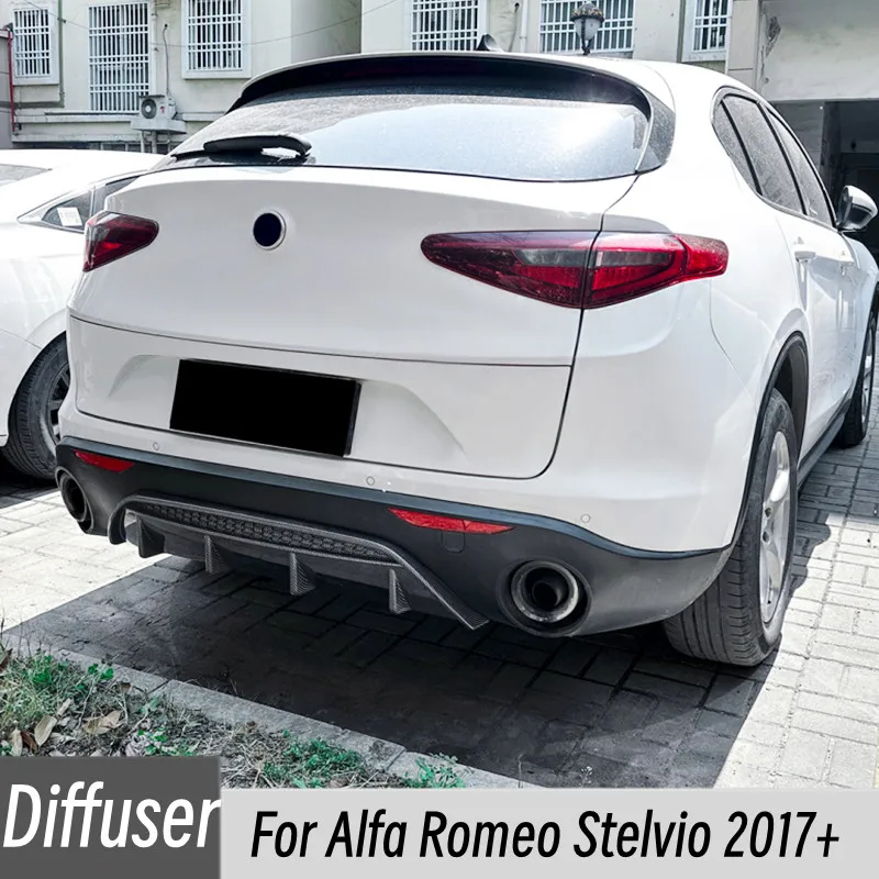 Difusor trasero de parachoques para Alfa Romeo Stelvio 2017