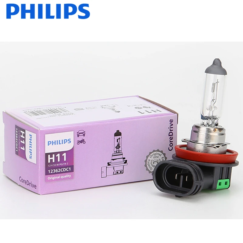 Philips Vision H11 12 V 55 W, bombilla halógena para faro