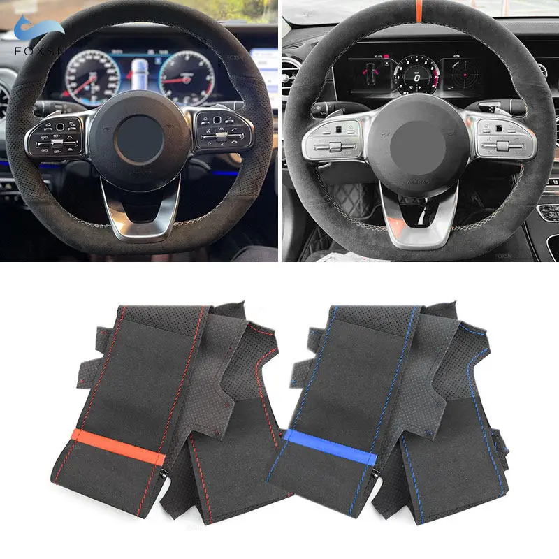 Funda Volante Cuero Negro Mercedes-Benz W177 W205 W213 Clase A C E