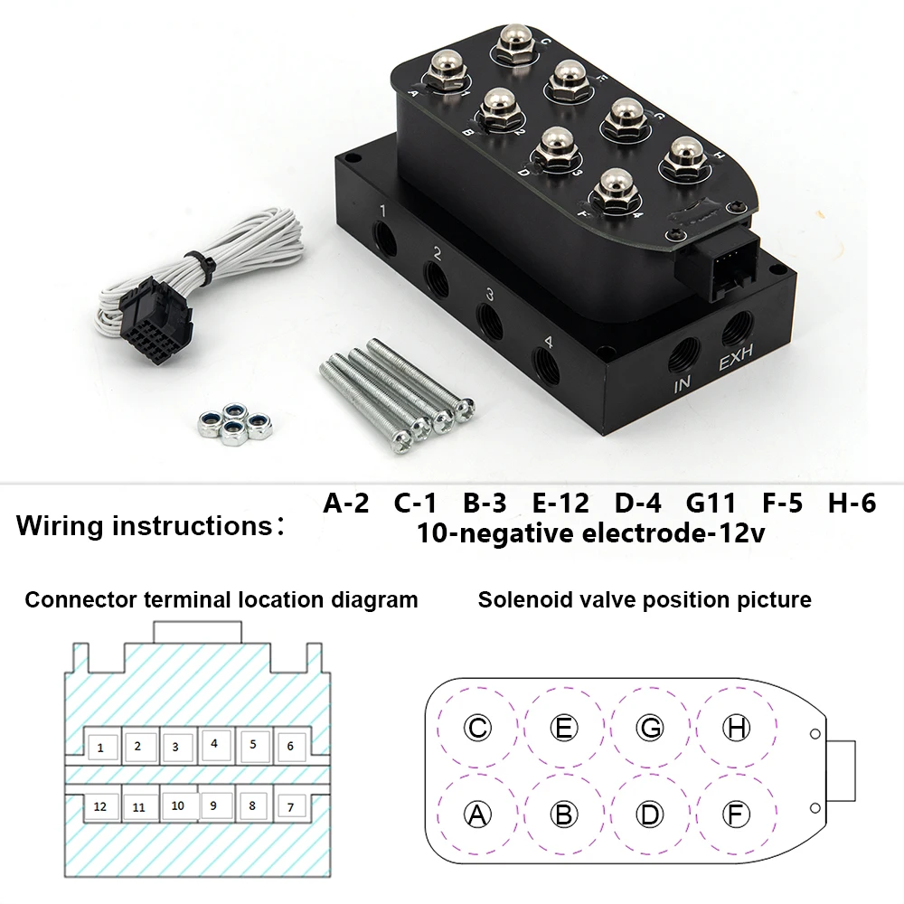 Accuair Válvula solenoide VU4 para suspensión neumática - imagen 2