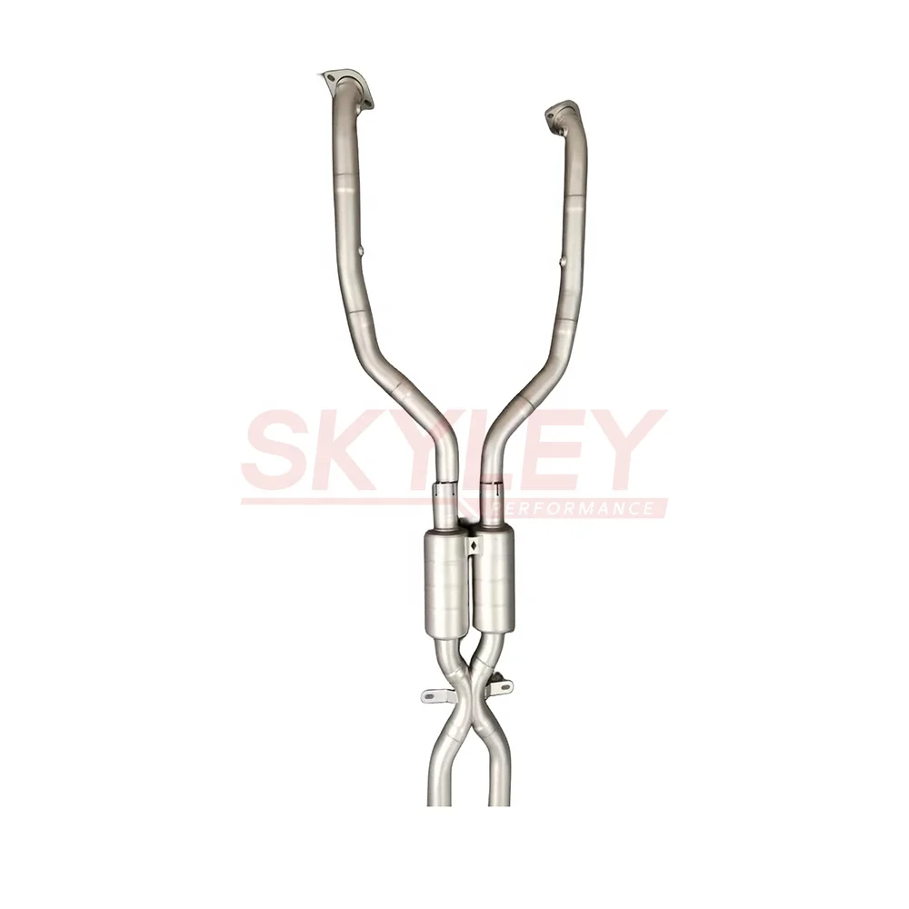 SKYLEY Tubo central de escape titanio para BMW M3 E90/E92 – X-pipe - imagen 4