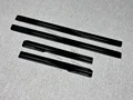 4pcs glossy black