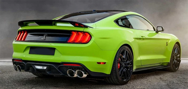 Alerón trasero GT500 para Ford Mustang 2015-2023 negro brillante - imagen 3
