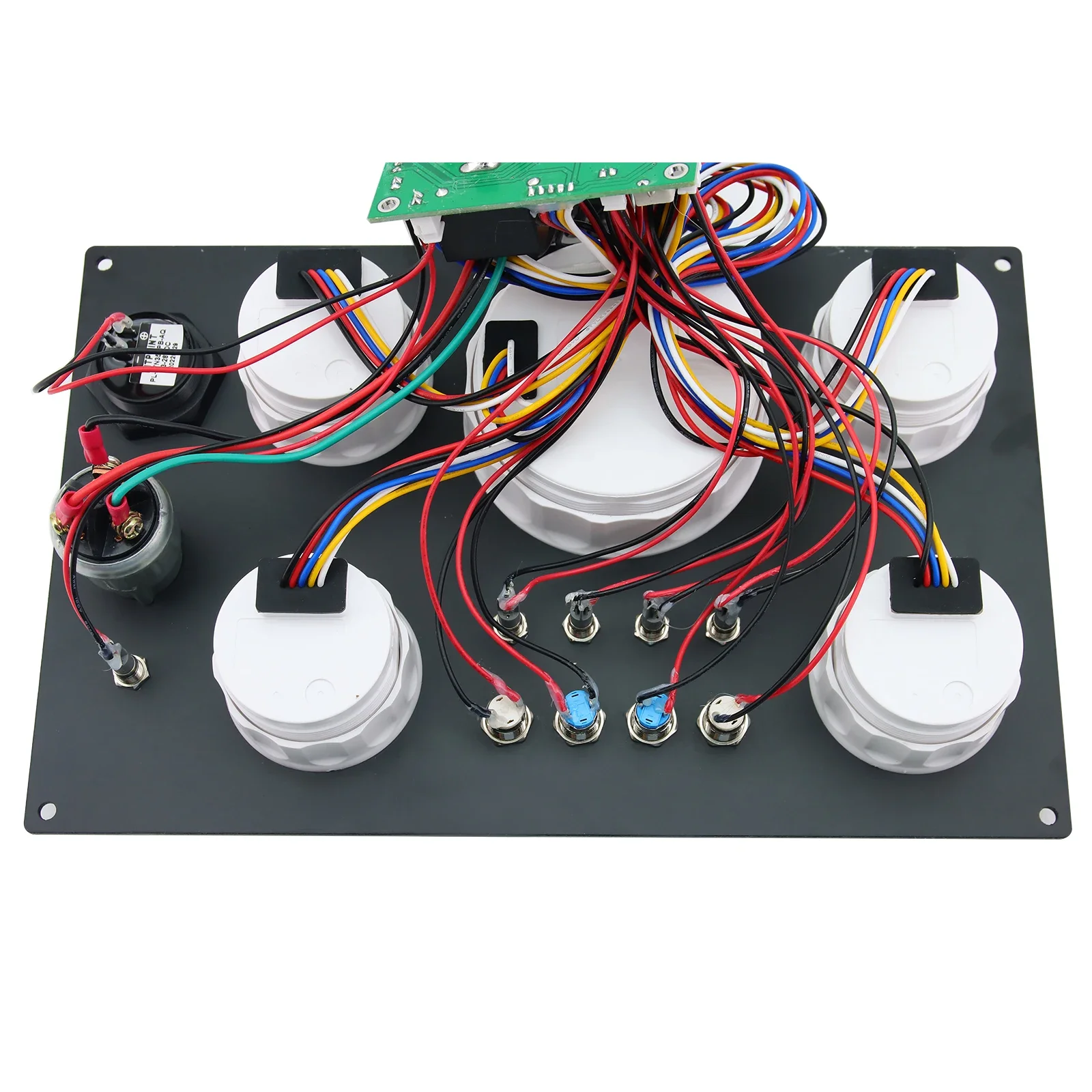 Panel de interruptores 12 V con tacómetro y medidores LED de 7 colores - imagen 5