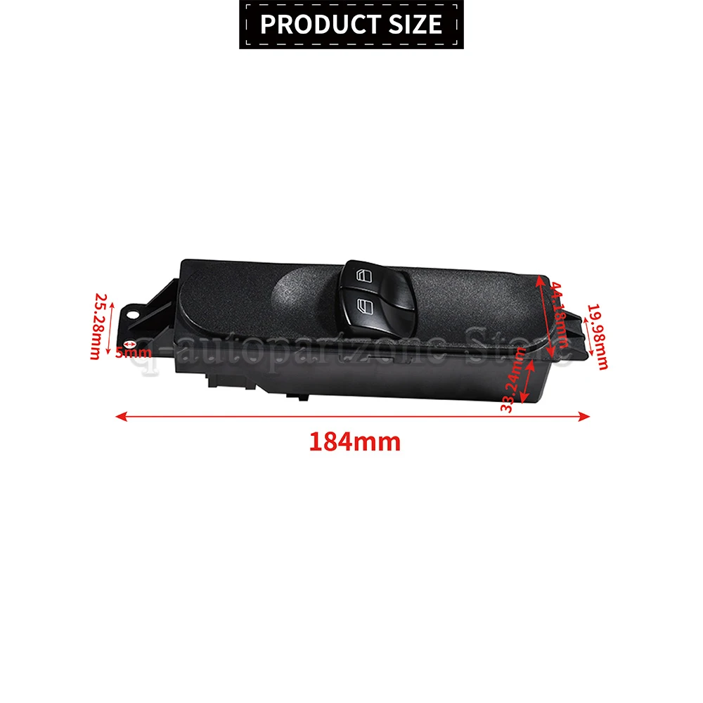 9065451513 Interruptor de Control de ventana eléctrica para Mercedes Benz Sprinter W906 VW Crafter Master interruptor de ventana eléctrica A 9065451513 - imagen 2