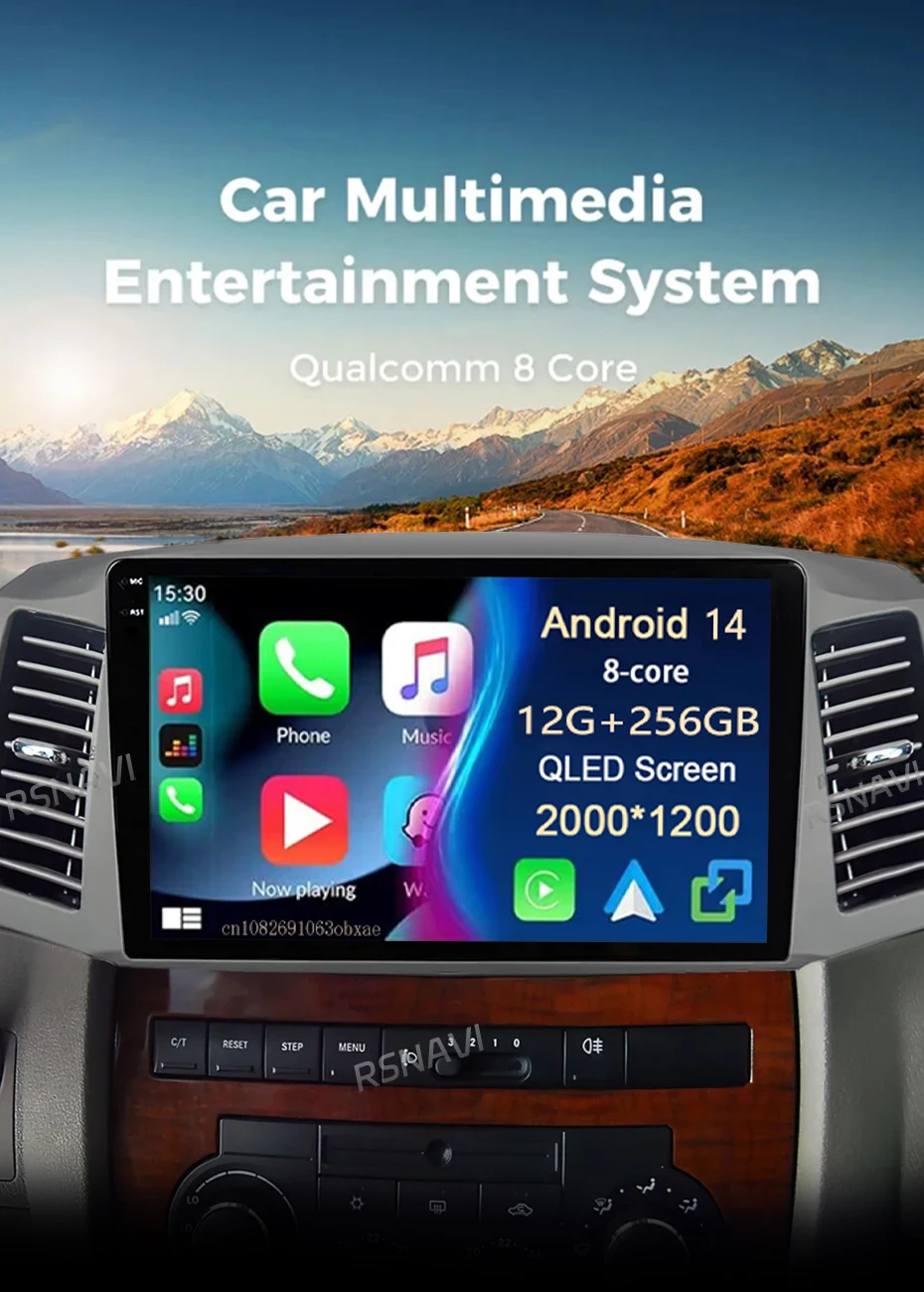 Pantalla multimedia 2K para Jeep Grand Cherokee
