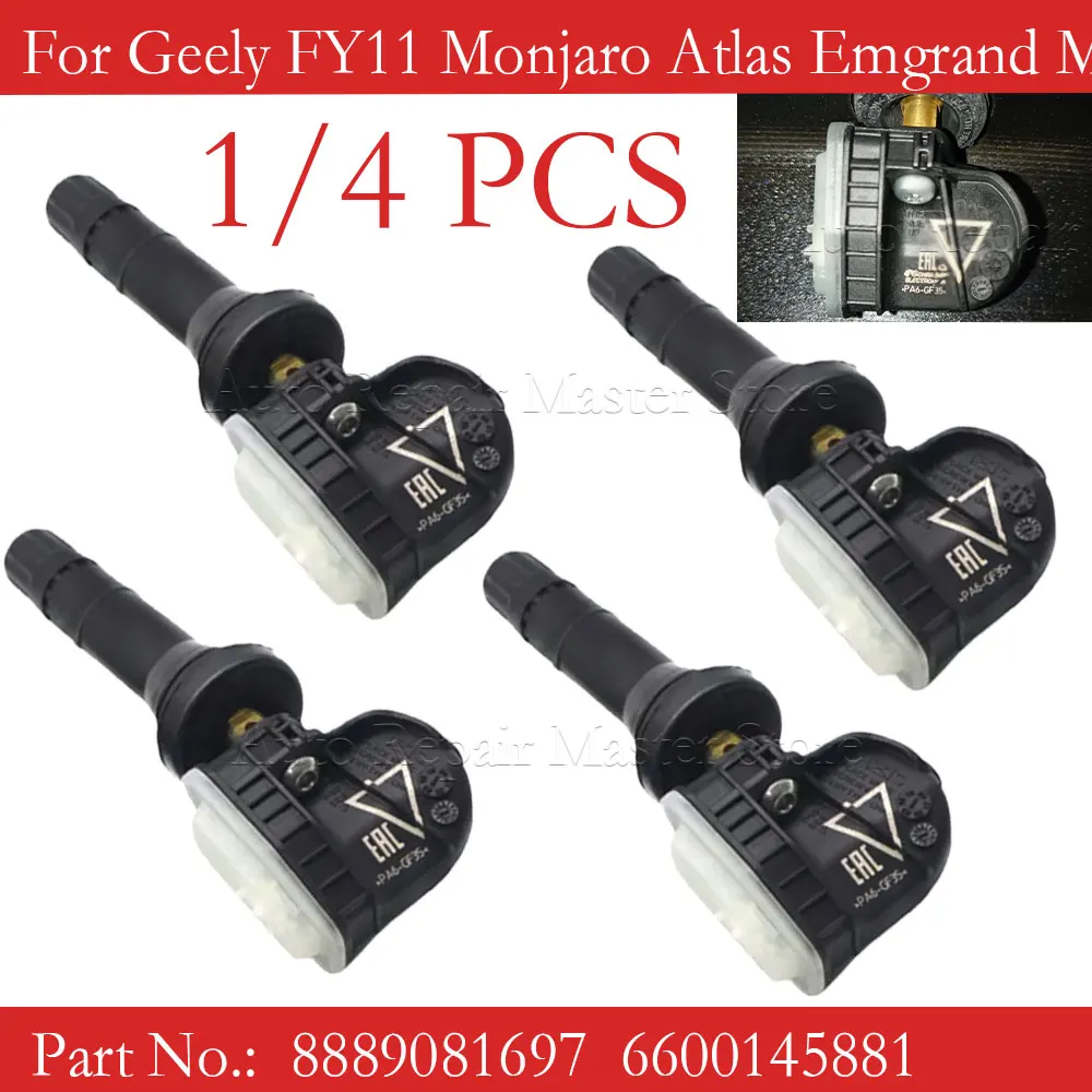 Sensor TPMS de presión de neumáticos 8889081697 – Geely FY11 Monjaro