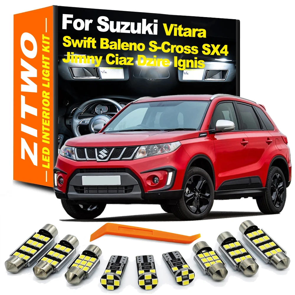 ZITWO Kit de bombillas LED interiores para Suzuki Swift, Vitara y Jimny
