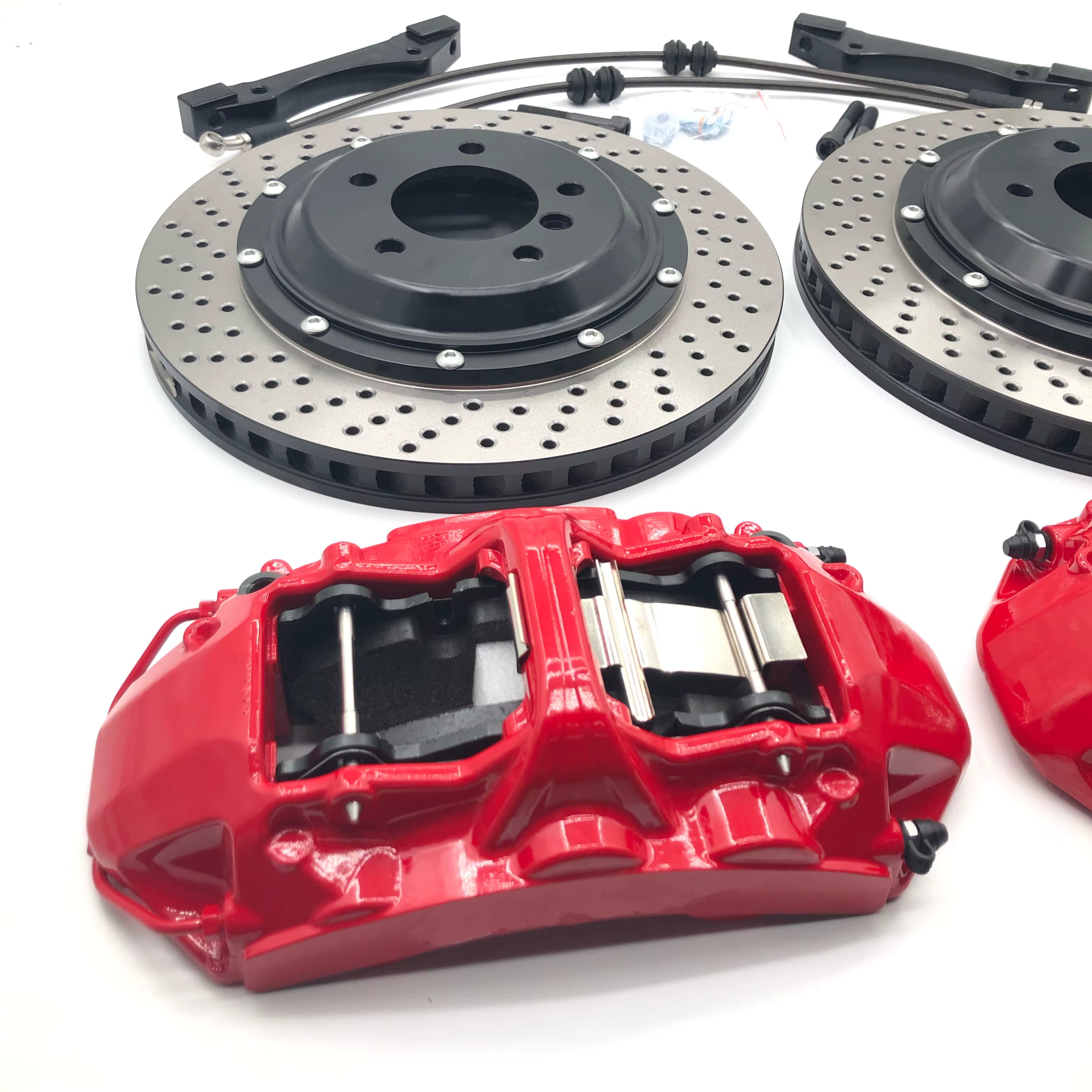 Kit frenos grandes pinzas 6 pistones Mercedes W204 W205 rotores - imagen 3