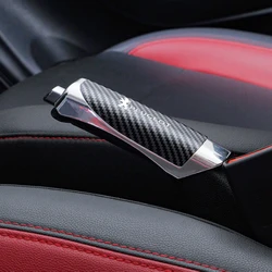 Funda de freno de mano de fibra de carbono para Peugeot 308 y 3008