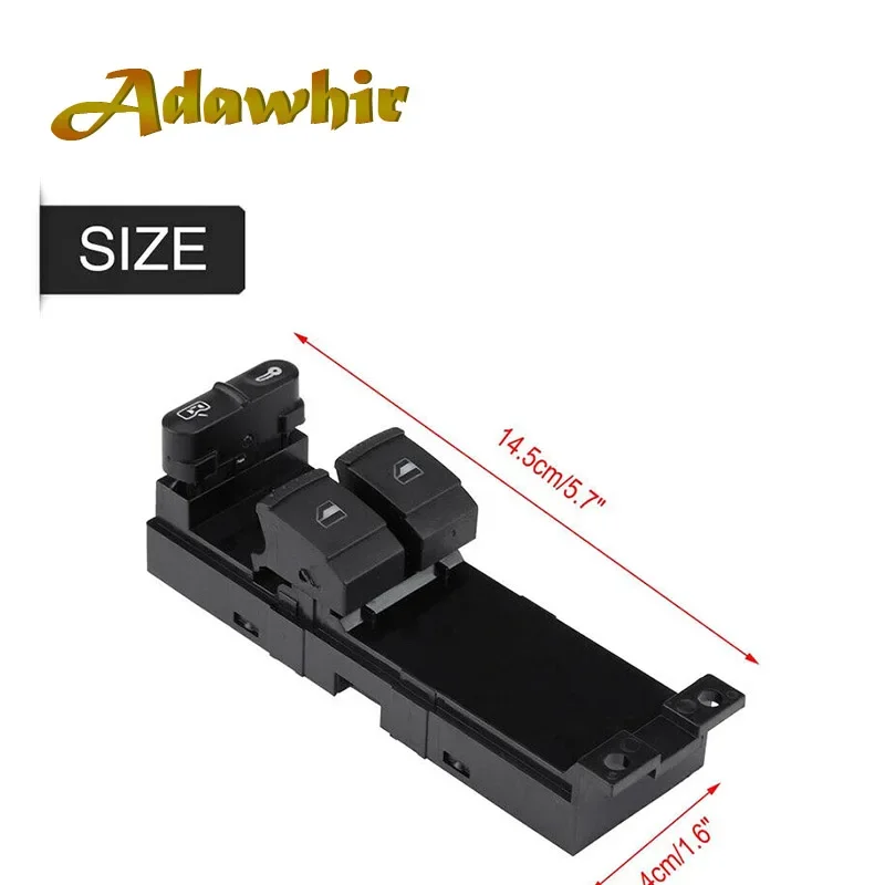 Interruptor elevalunas 1J3959857 para VW Golf y Seat León - imagen 2