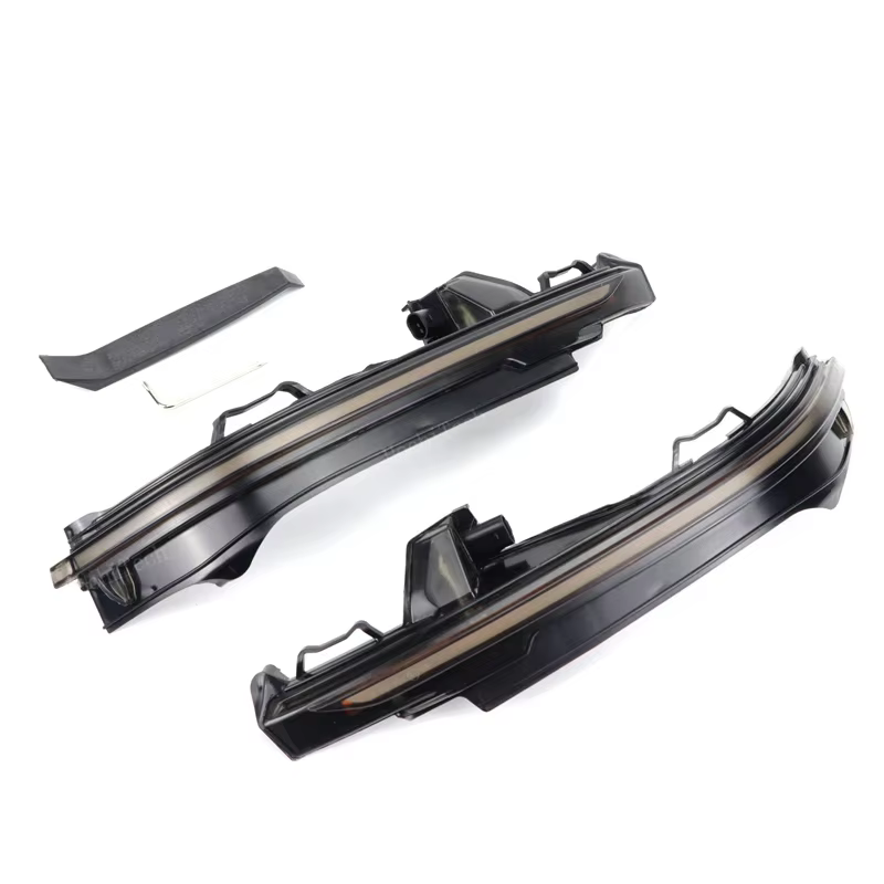 Luz LED de intermitente negra dinámica, luz secuencial para espejo retrovisor para Audi Q5 SQ5 FY 2018-23, Q7 SQ7 4M 2016-2023 - imagen 3