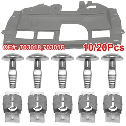 Clips metálicos de fijación del cubrecárter para Peugeot y Citroën