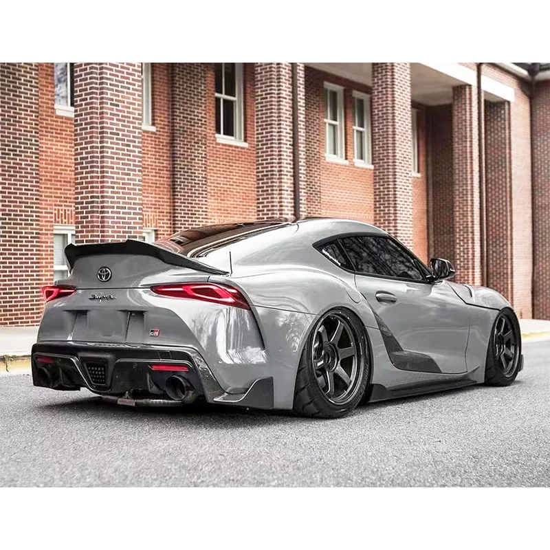 Alerón trasero de fibra de carbono estilo V para Toyota Supra A90 MK5 - imagen 2