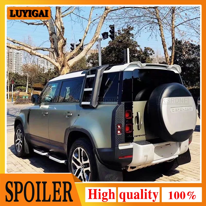 Alerón de techo ABS negro brillante para Land Rover Defender 2019-2021