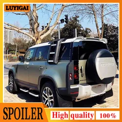 Alerón de techo ABS negro brillante para Land Rover Defender 2019-2021