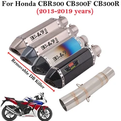 Silenciador escape Honda CBR300/CB300F/CB300R 2013-2019