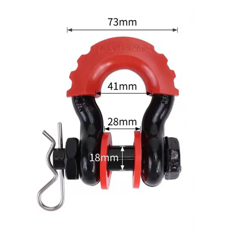 Grillete en D con pasador 5/8 y 18 mm para Jeep Off-road - imagen 2