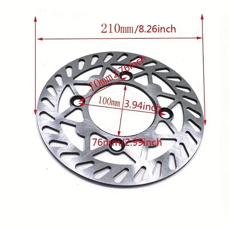 Disco de freno acero 220mm Pit Bike Dirt Bike - imagen 4