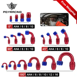 Kit extremo giratorio AN4-AN16 con recto y 45-90-120-180 grados