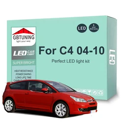Kit LED matrícula e interior Citroën C4 2004-2010