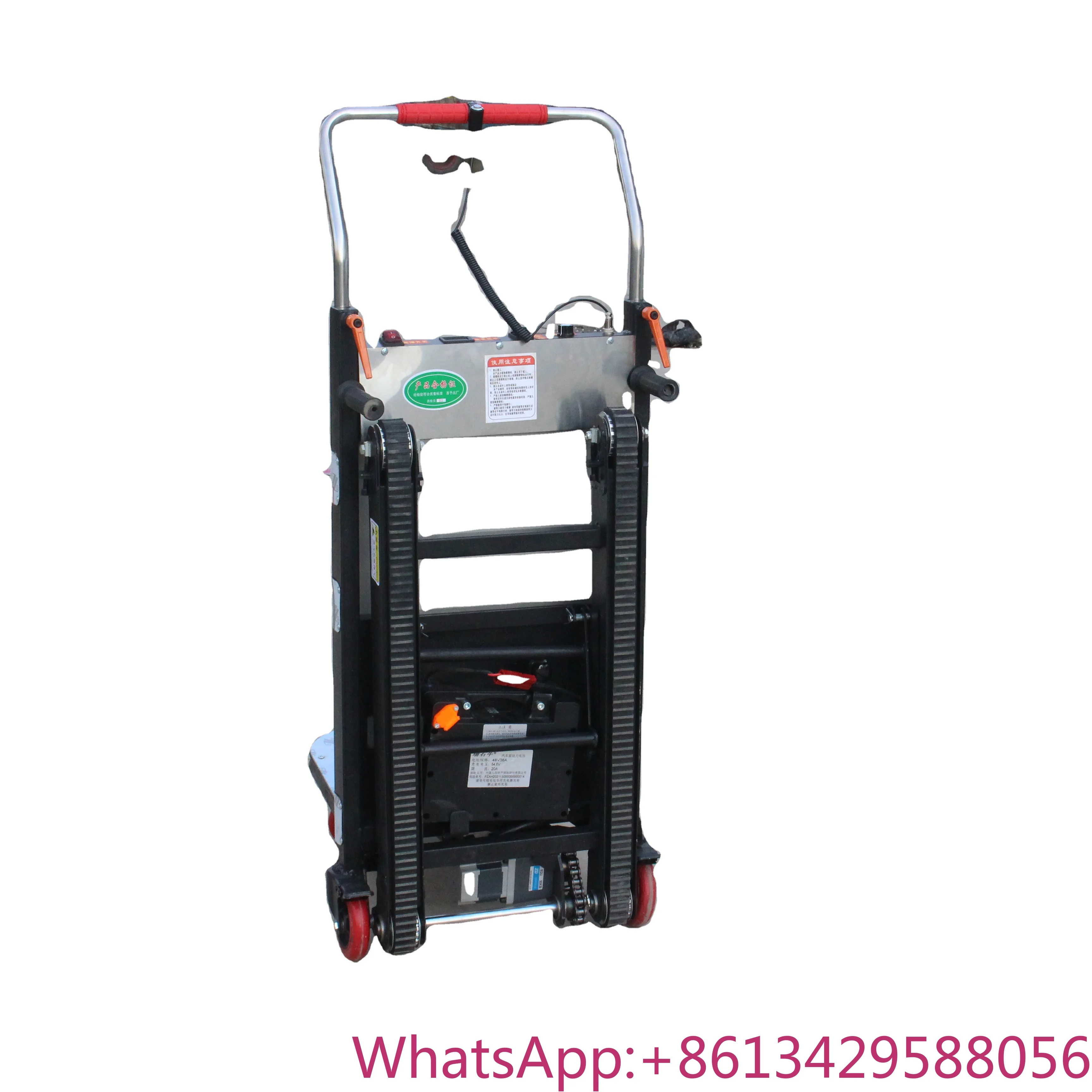 Carretilla eléctrica sube escaleras para carga hasta 160 kg