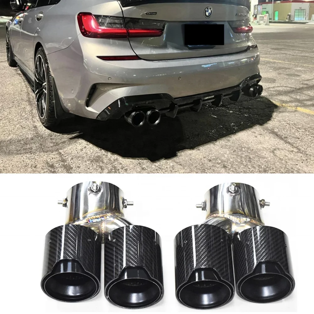 Punta escape fibra de carbono Dual M para BMW G42 M240i 2021-2022