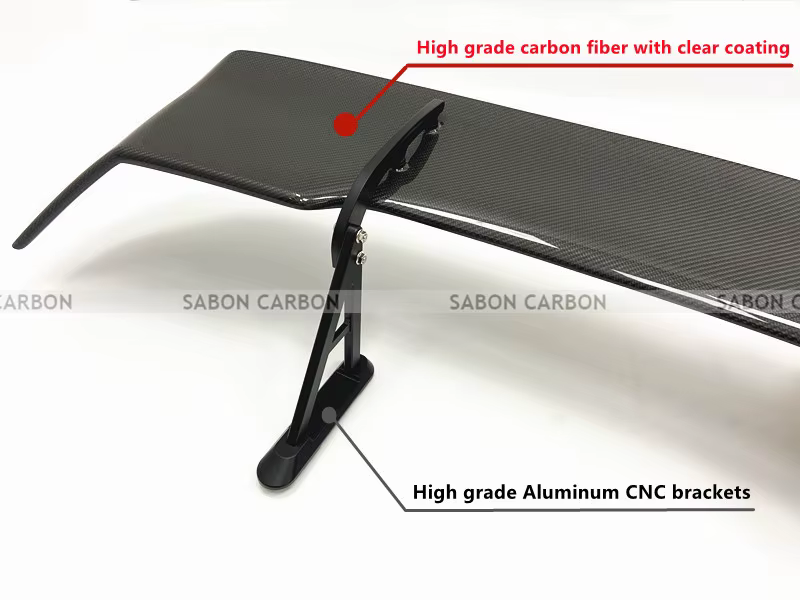 Alerón STI cuello de cisne de carbono para BRZ ZD8 y GR86 ZN8 - imagen 4