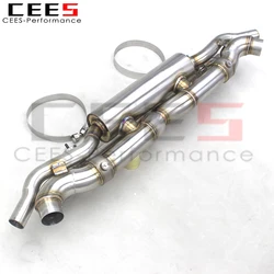 Escape CEES Catback acero inoxidable para Porsche 911 991 Turbo 3.8
