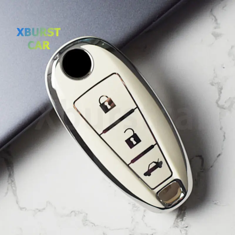 Carcasa llave Suzuki Vitara Swift Ignis Kizashi SX4 TPU 3 botones