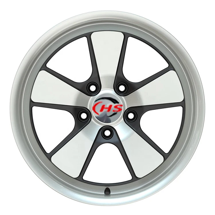 Rueda forjada monobloque vista frontal
