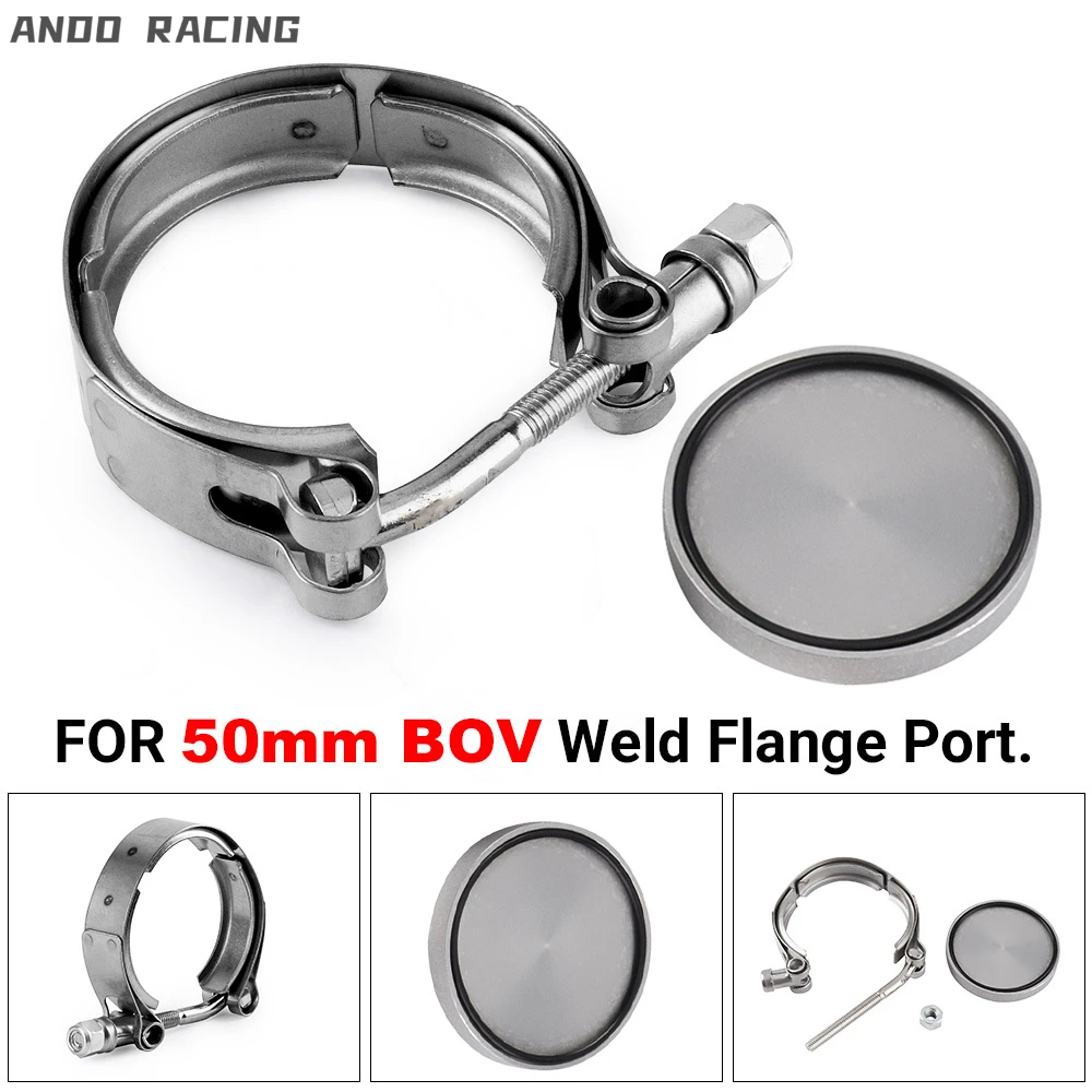 Adaptador de brida para BOV universal de aluminio