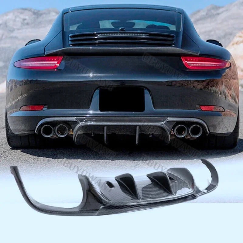 Alerón trasero de fibra de carbono estilo Porsche 911 GT3 991.1 - imagen 2