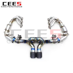 Escape cat-back con válvula CEES para Porsche 911 992 GT3 RS 4.0
