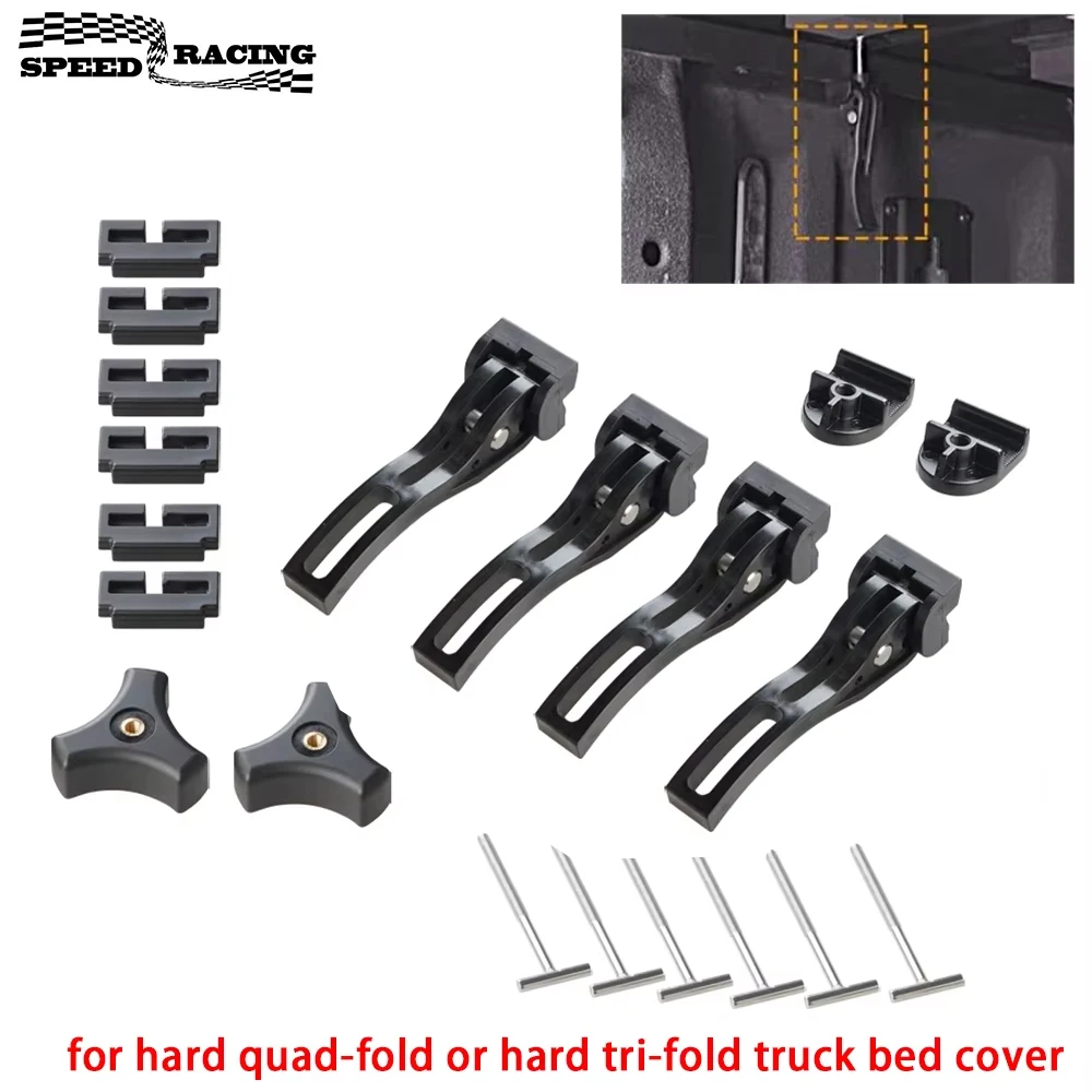 Kit abrazaderas y tornillos para cubierta Tonneau de cama de pickup